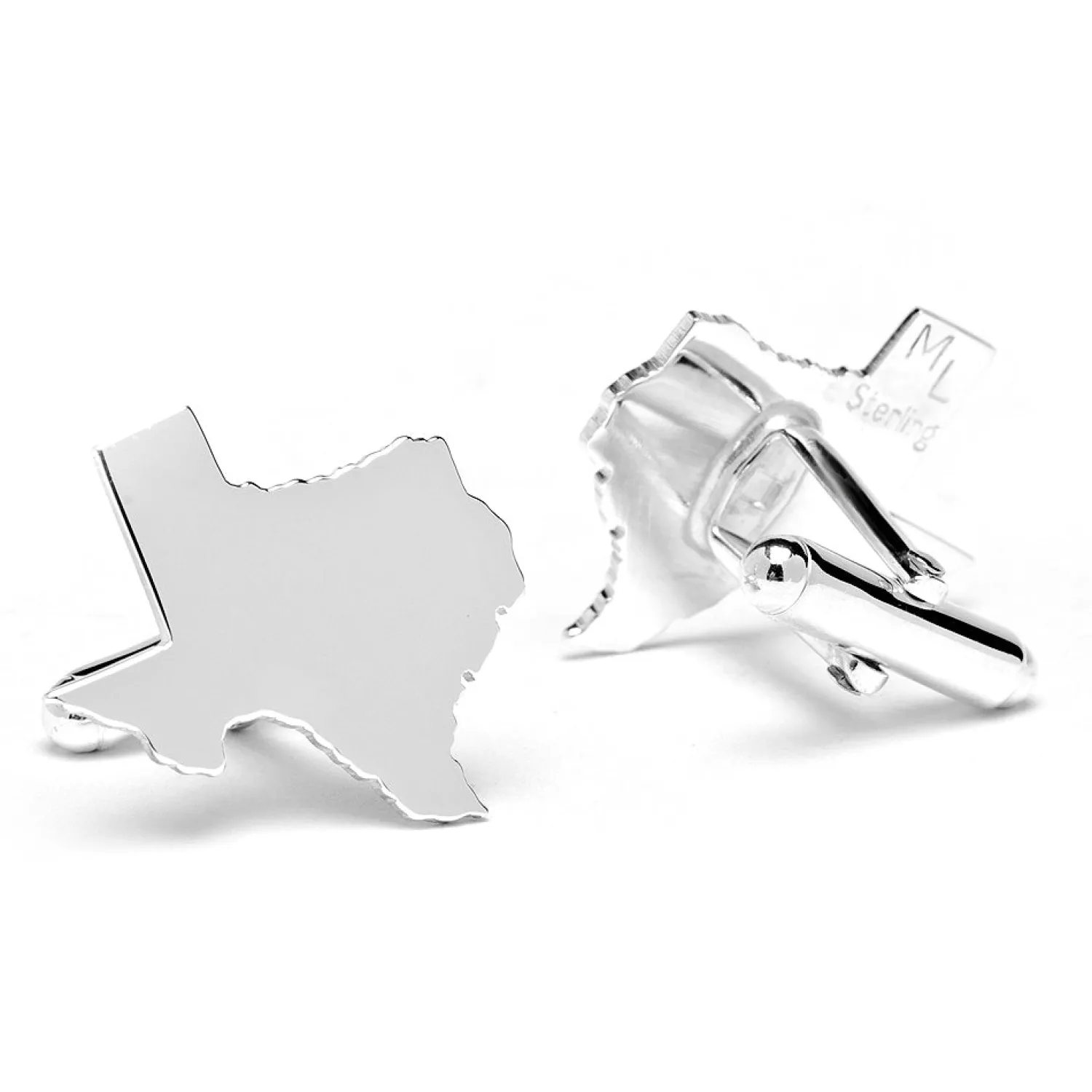 Shop Sterling Silver Texas Cufflinks Luxury Cufflinks | Hobbies & Interests Cufflinks