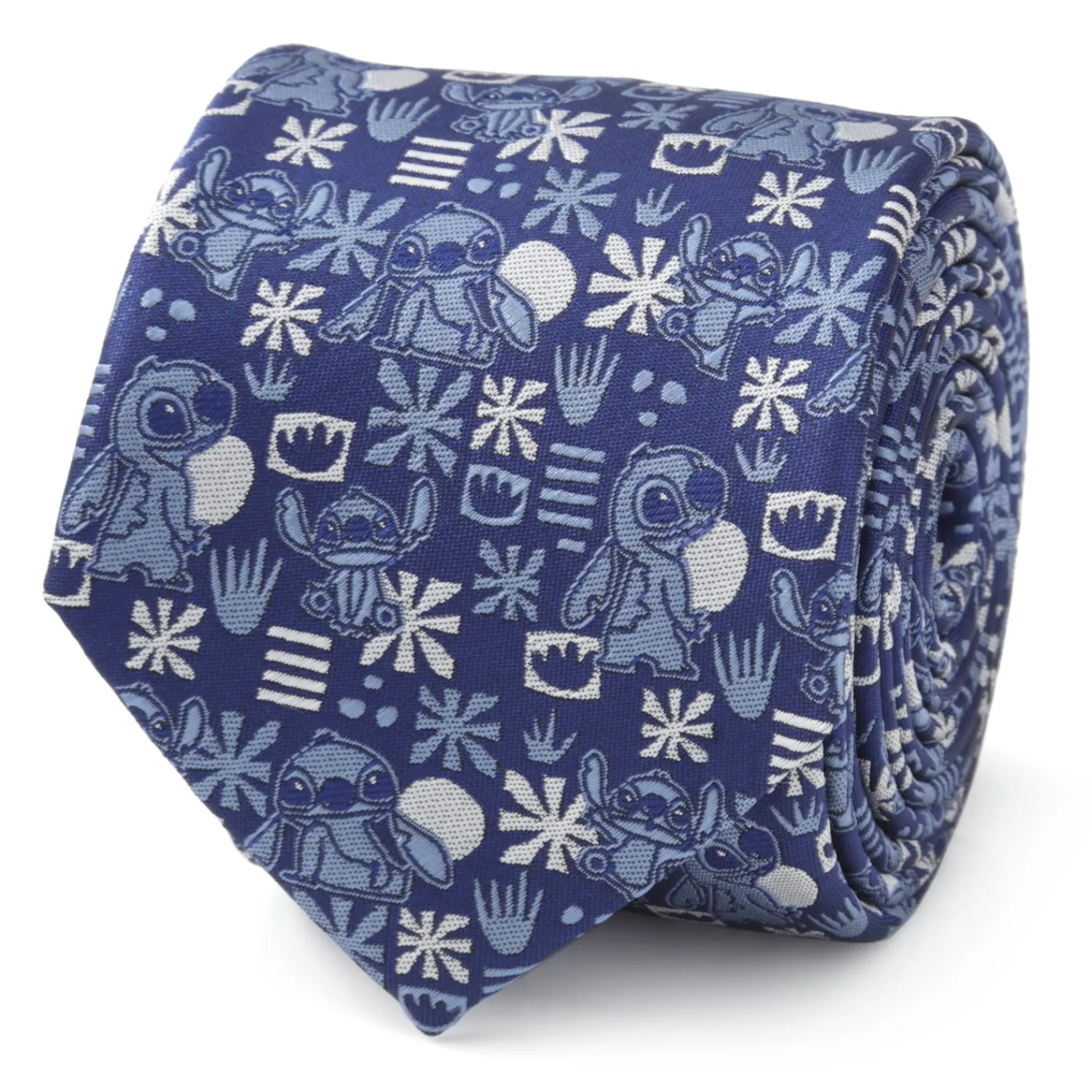 Cheap Stitch Blue Tropical Mens Tie Disney Ties