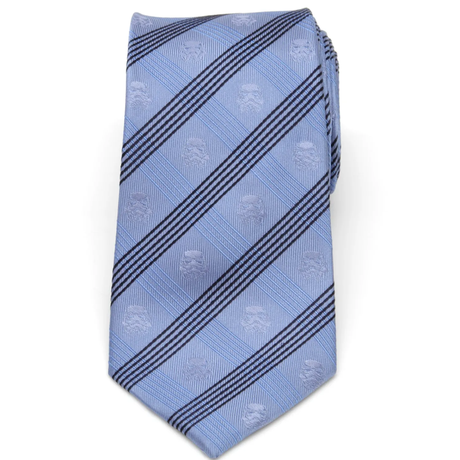 stormtrooper_blue_plaid_tie_2.webp Store Stormtrooper Blue Plaid Tie Star Wars Ties