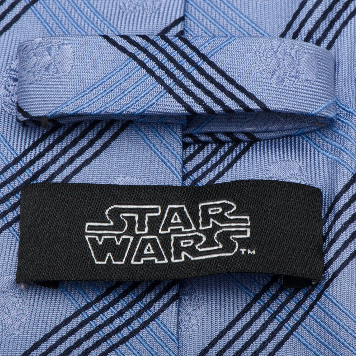 stormtrooper_blue_plaid_tie_3.webp Store Stormtrooper Blue Plaid Tie Star Wars Ties