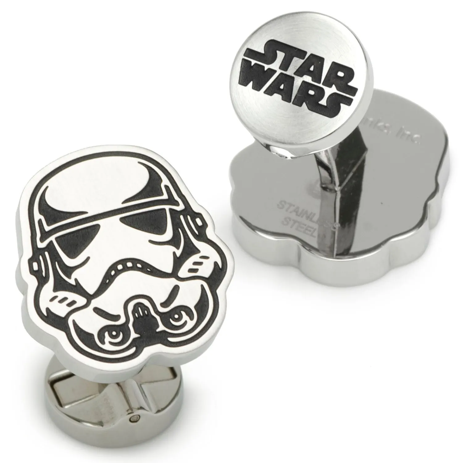 Online Stormtrooper Stainless Steel Cufflinks Luxury Cufflinks | Movies & Characters Cufflinks