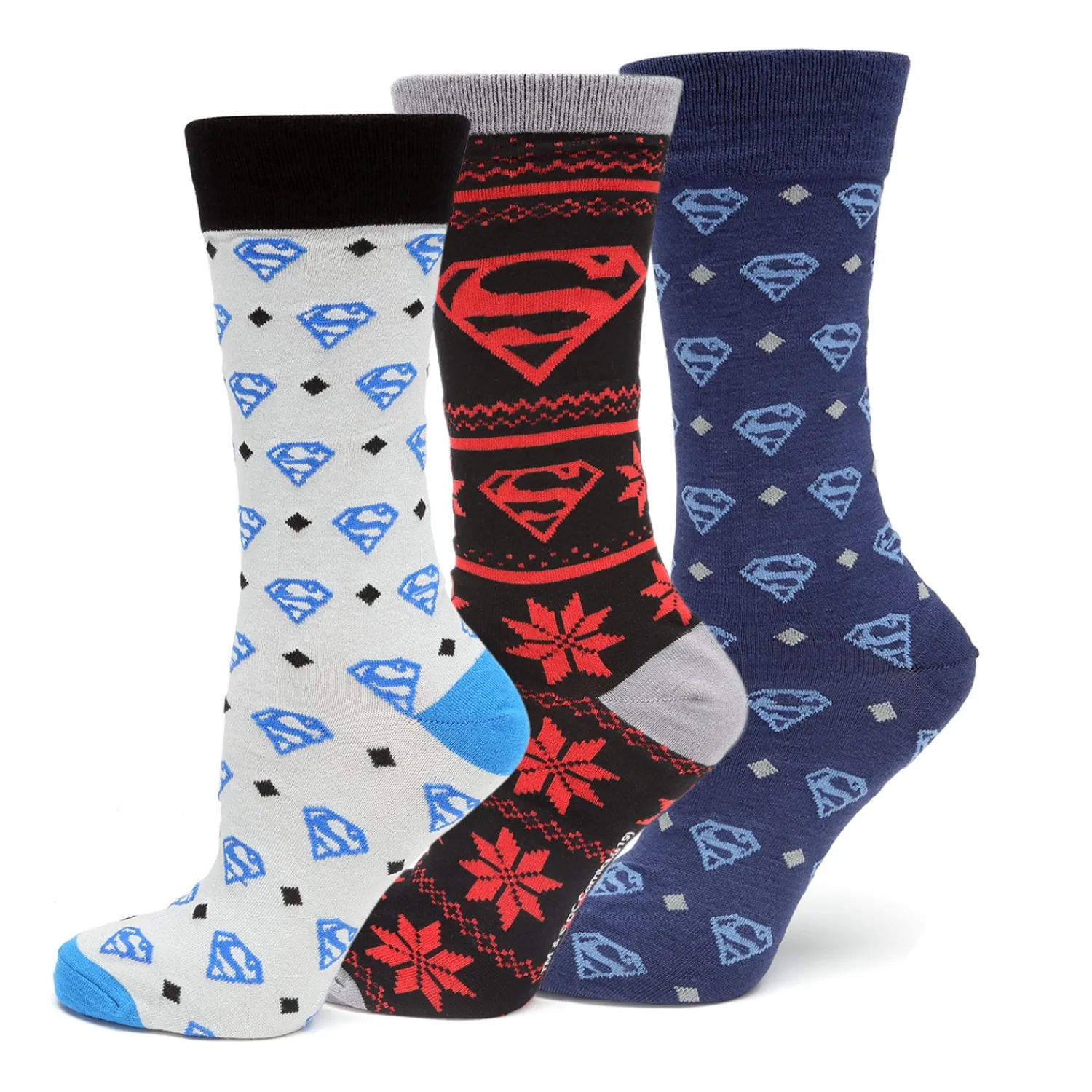 Fashion Superman 3 Pair Sock Gift Set Socks
