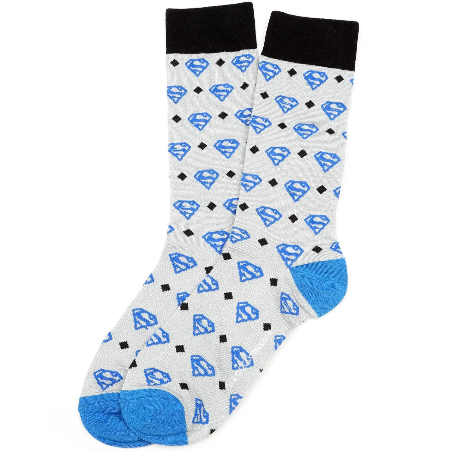 Discount Superman Diamond Gray Socks Socks