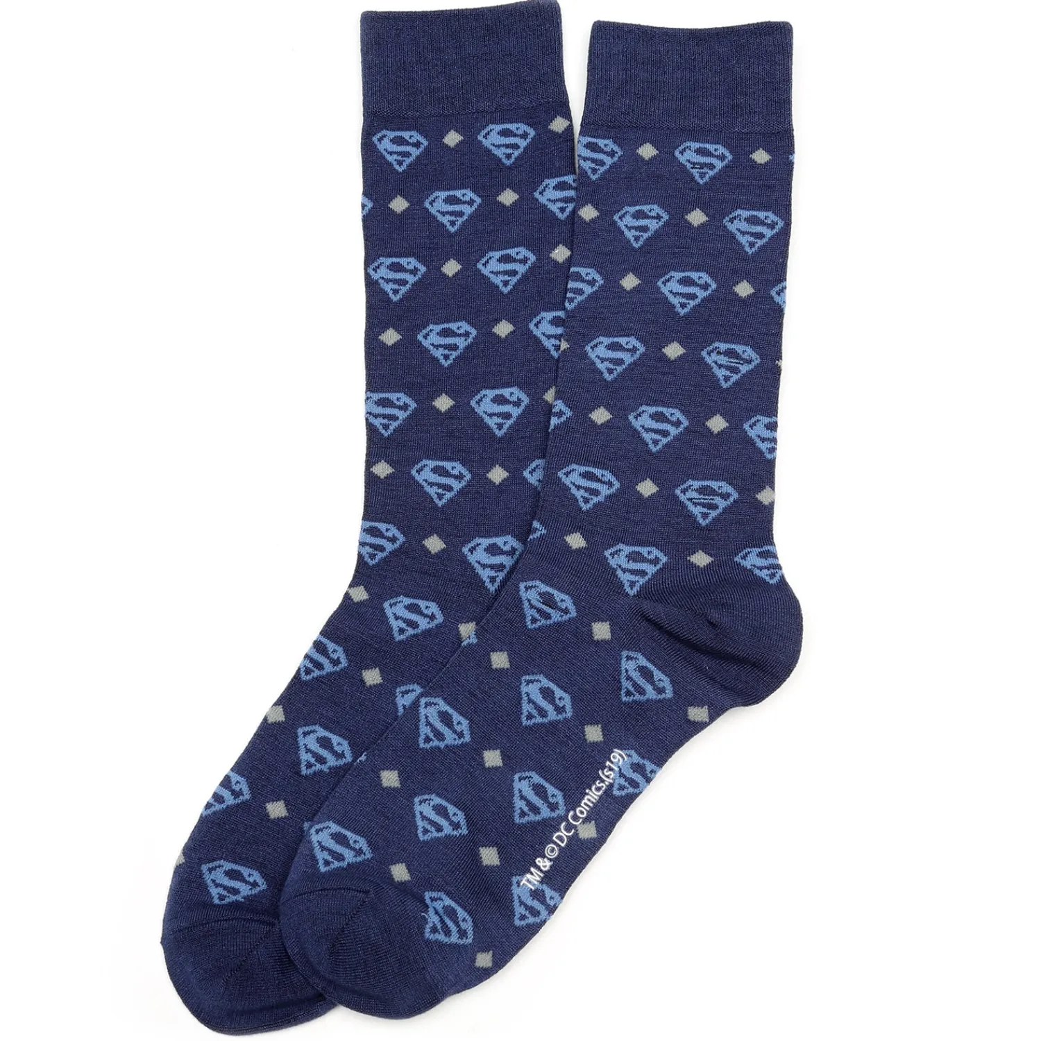 Outlet Superman Diamond Navy Socks Socks