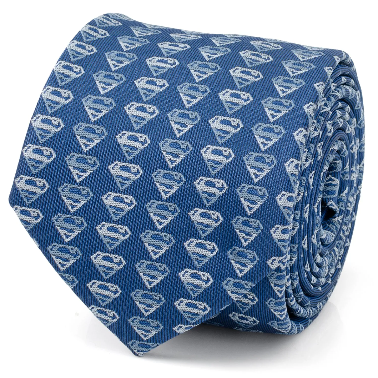 New Superman Shield Multi Blue Men's Tie Dc Comics Ties