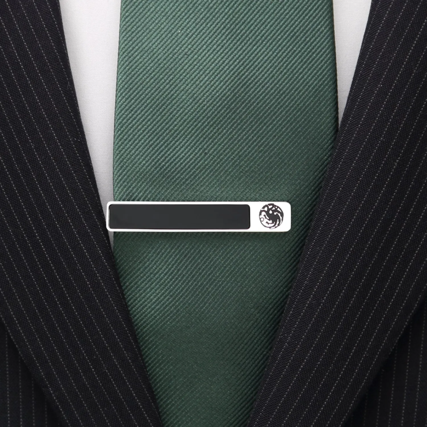 Hot Targaryen Onyx Tie Clip Movies & Characters Tie Bars