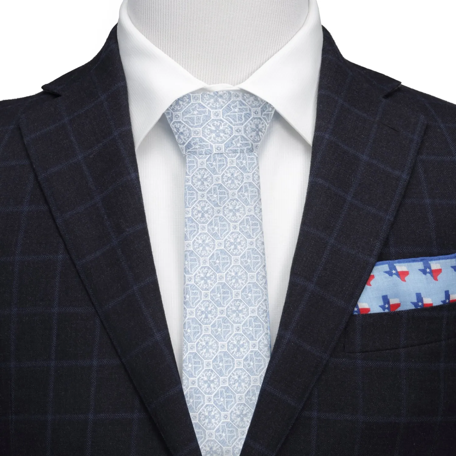 Cheap Texas State Denim Men’s Tie Classic Ties | Hobbies & Interests Cufflinks