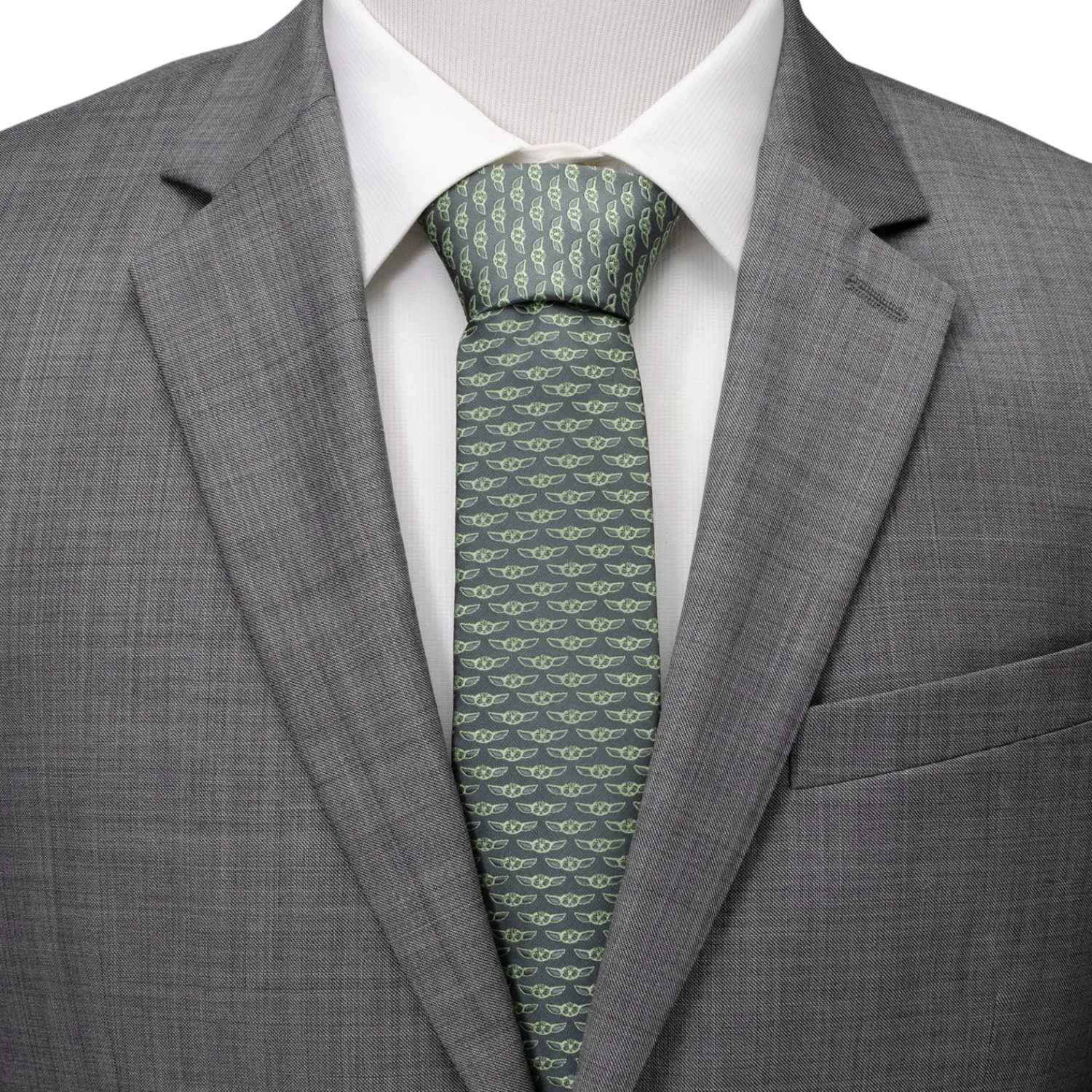 Shop The Child Grey Men's Tie Star Wars Ties