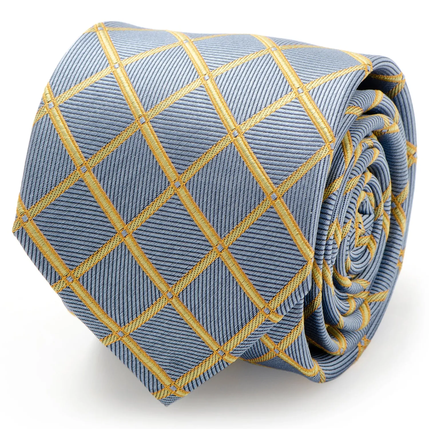 Best The Edward Tie (Gold Check Men's Tie) Classic Ties