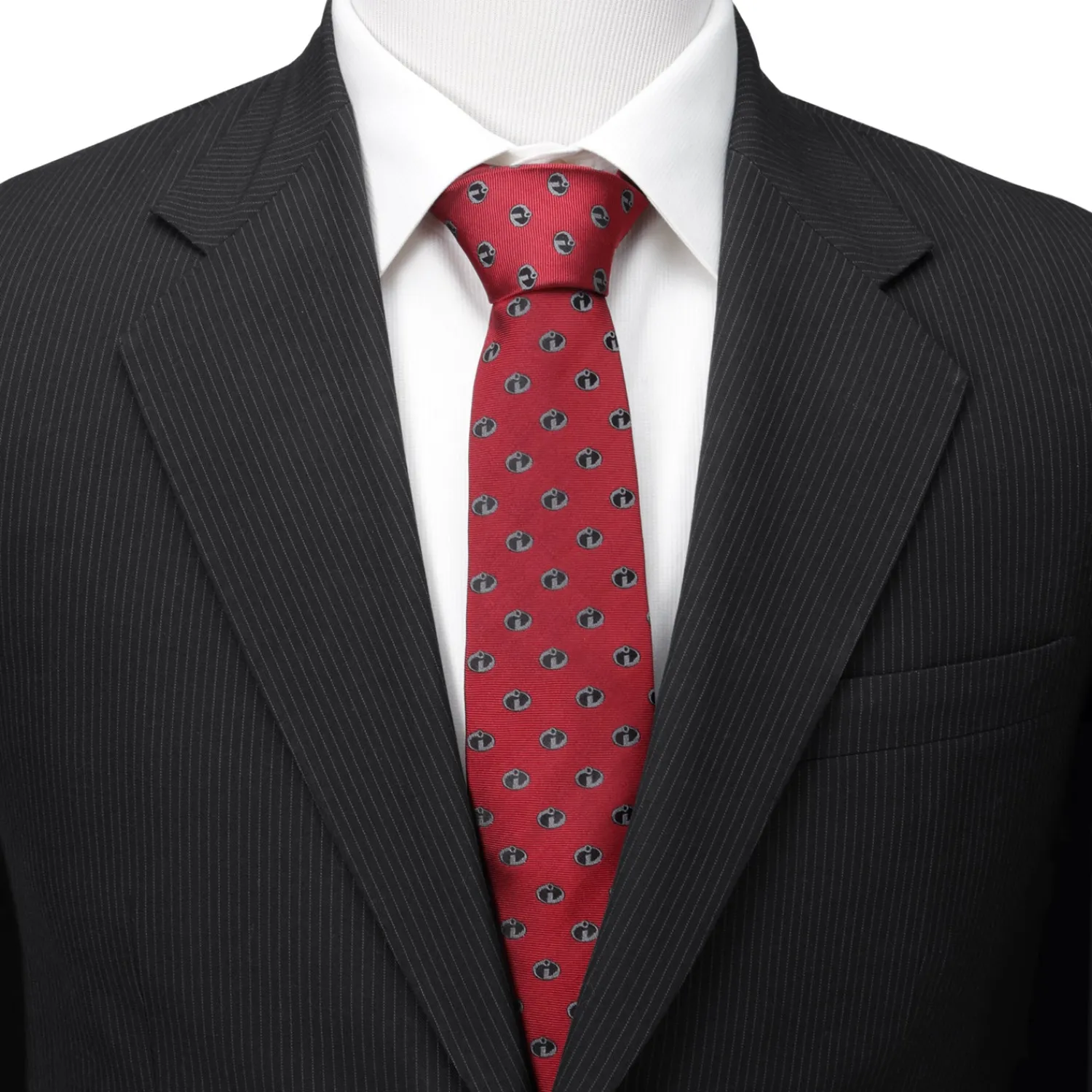Sale The Incredibles Logo Red Men's Tie Disney Ties
