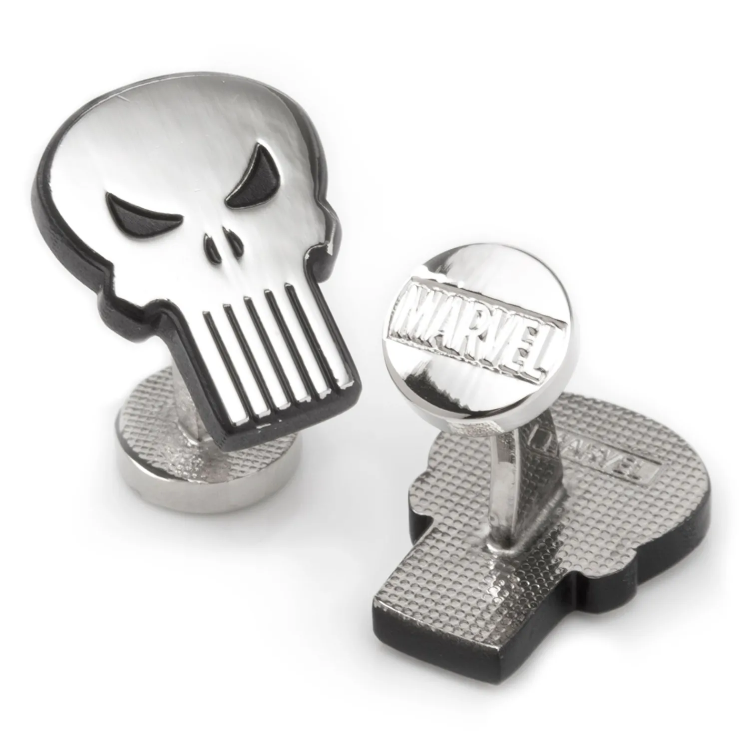 Cheap The Punisher Silver Cufflinks Luxury Cufflinks | Movies & Characters Cufflinks