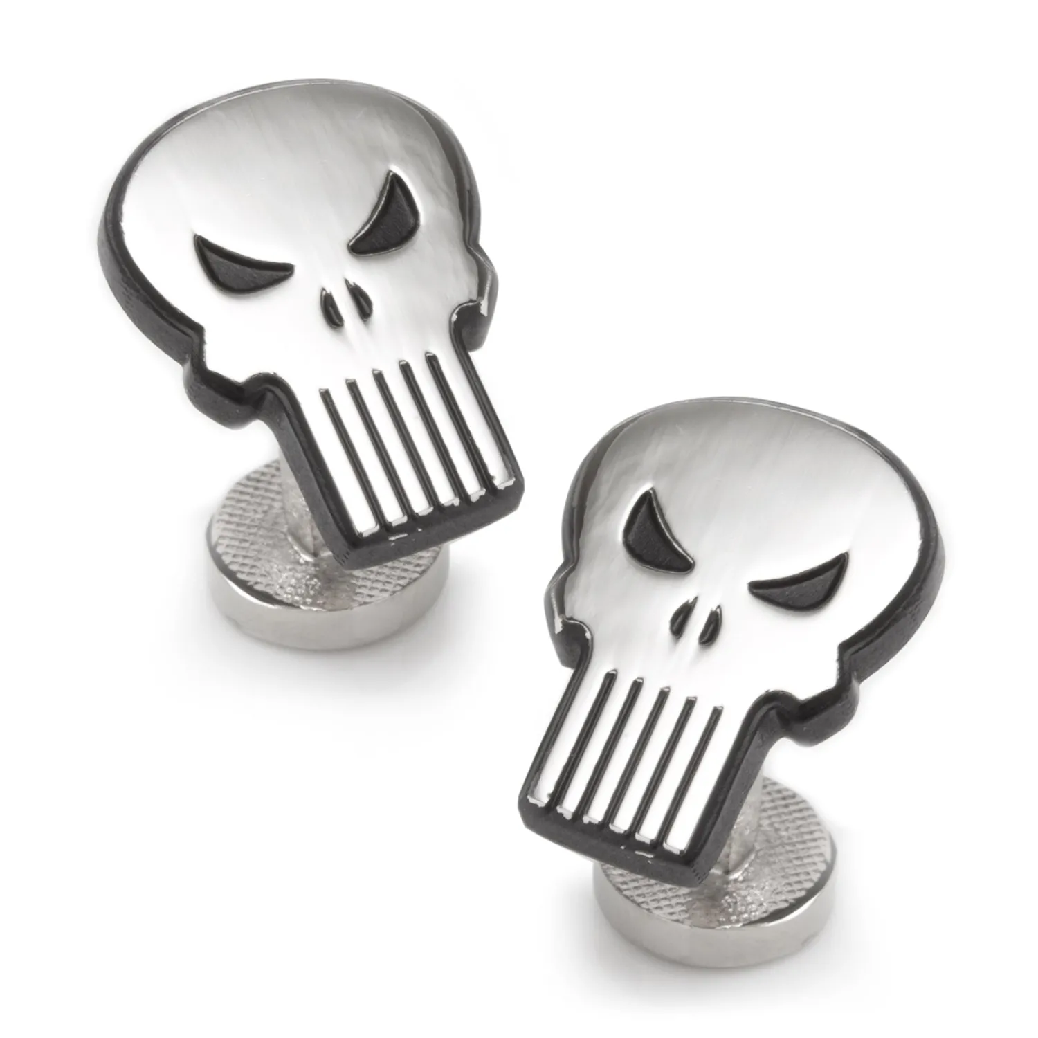Cheap The Punisher Silver Cufflinks Luxury Cufflinks | Movies & Characters Cufflinks