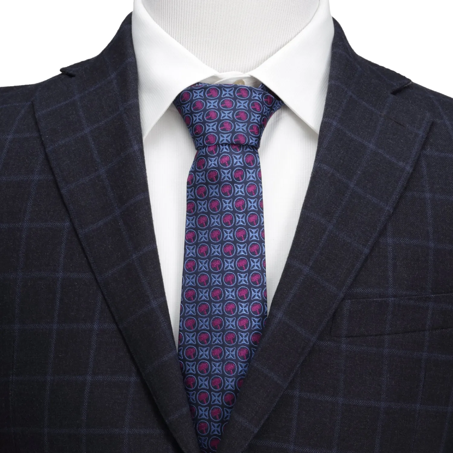 Online Thor Hammer Men's Tie Marvel Ties