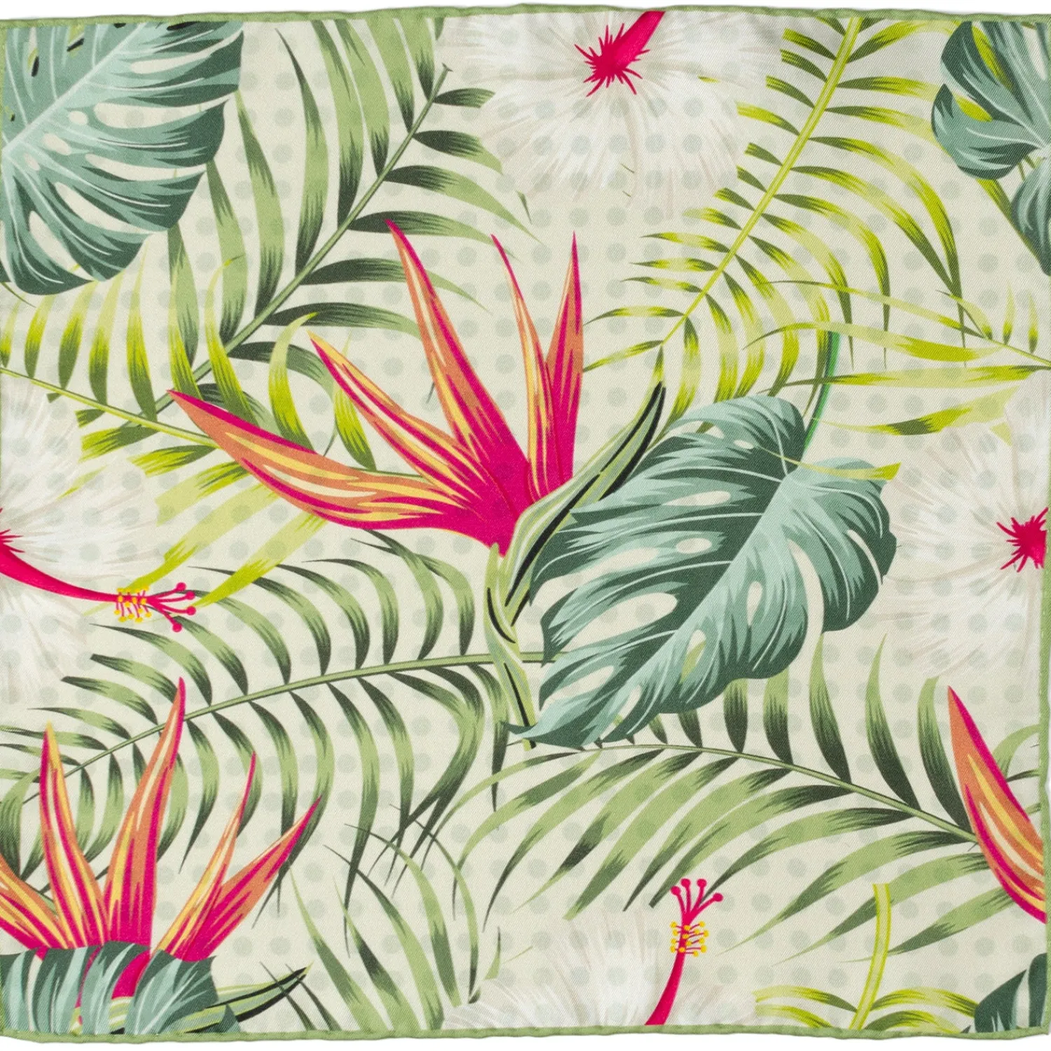 Cheap Tropical Leaf Multi Pocket Square Pocket Squares