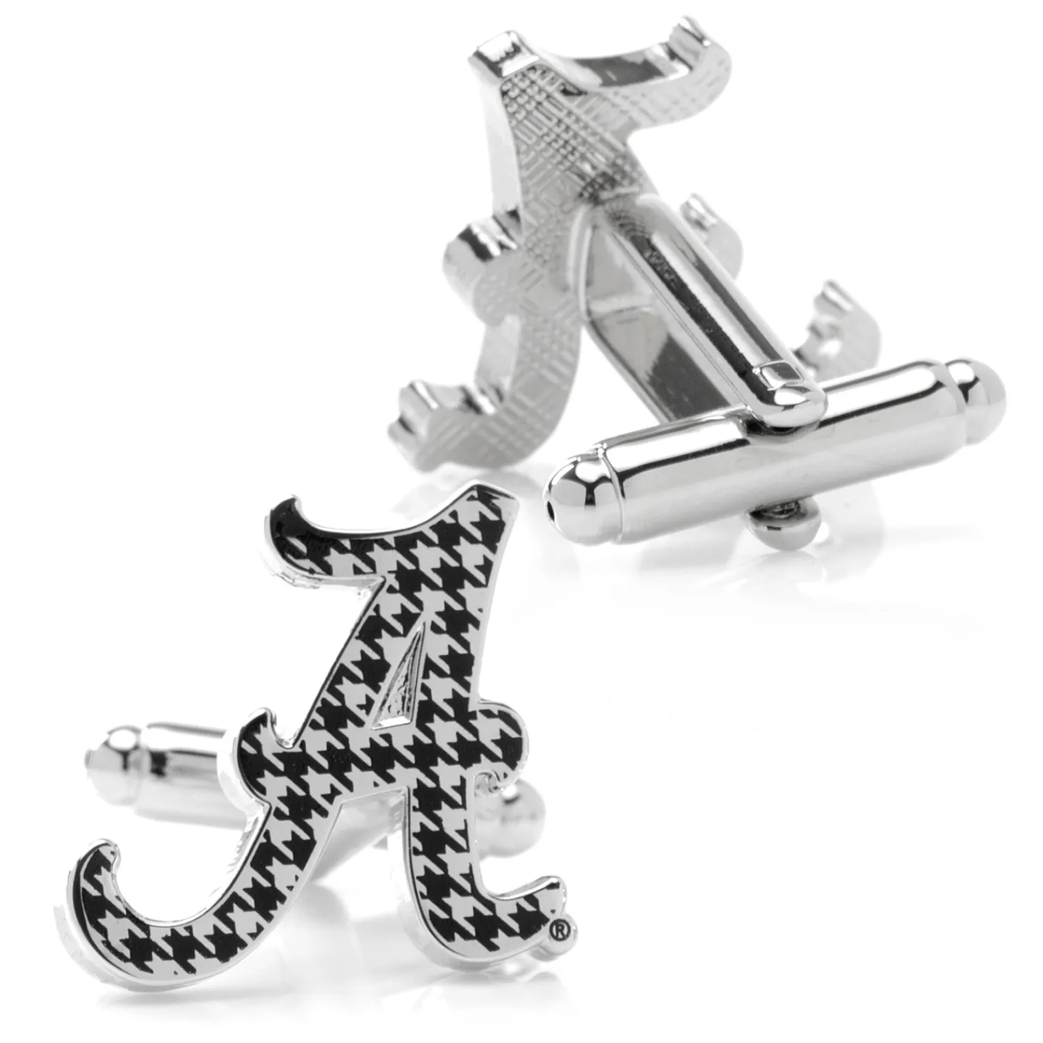 Store University of Alabama Houndstooth Cufflinks Luxury Cufflinks | Sports Cufflinks