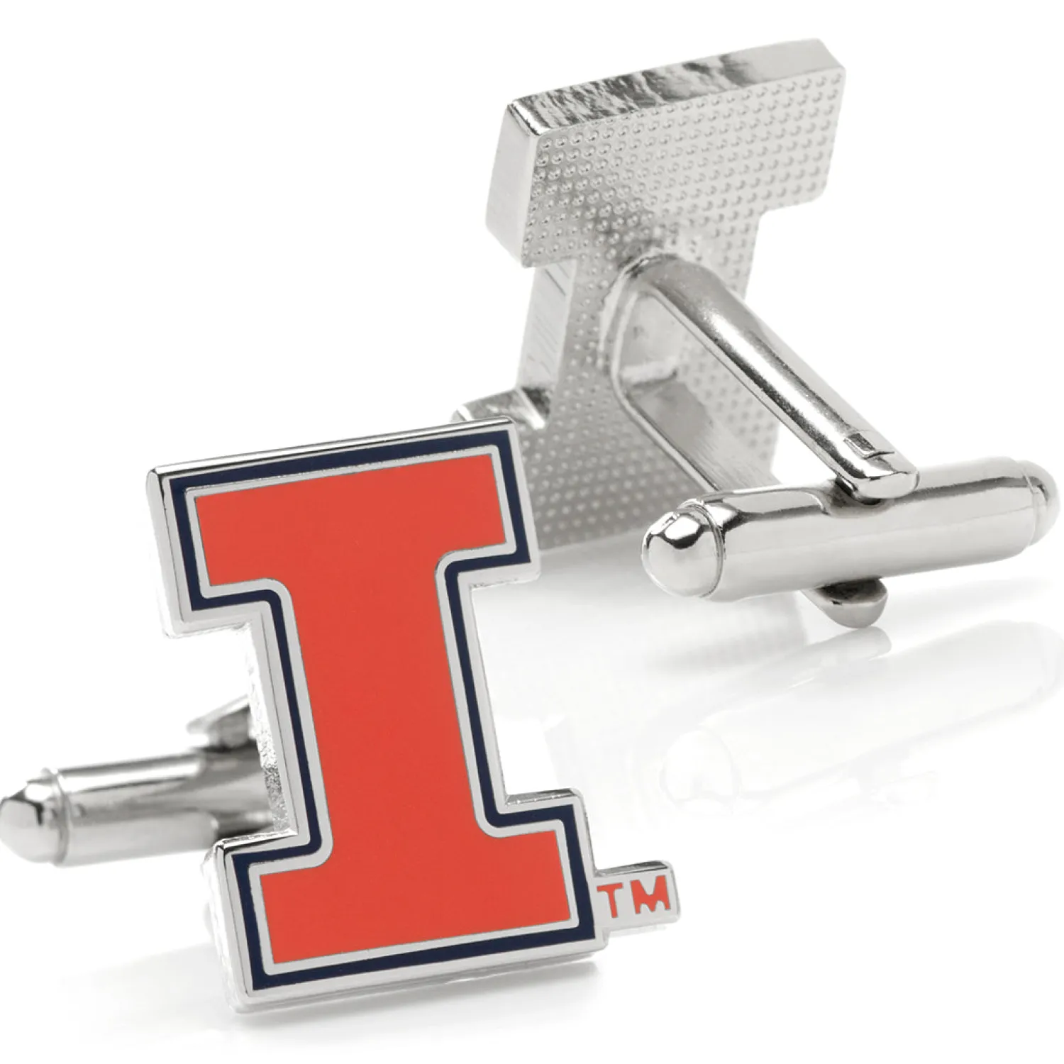 Outlet University of Illinois Fighting Illini Cufflinks Luxury Cufflinks | Sports Cufflinks