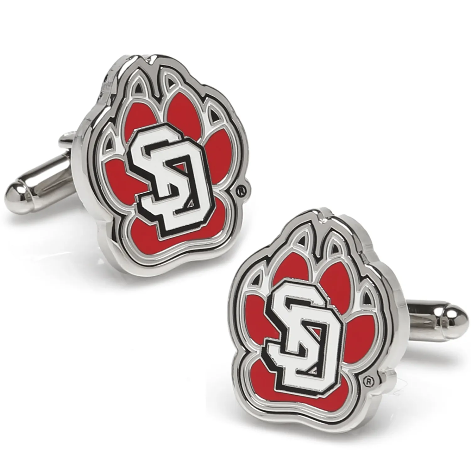 Shop University of South Dakota Cufflinks Luxury Cufflinks | Sports Cufflinks