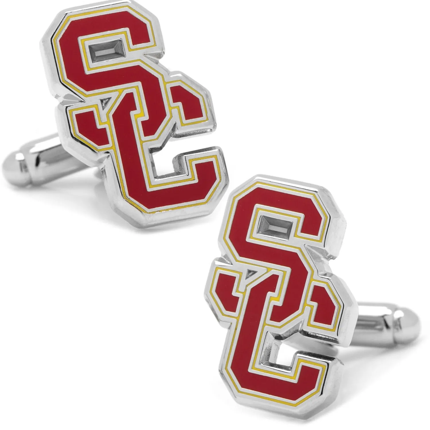 Outlet University of Southern California Trojans Cufflinks Luxury Cufflinks | Sports Cufflinks