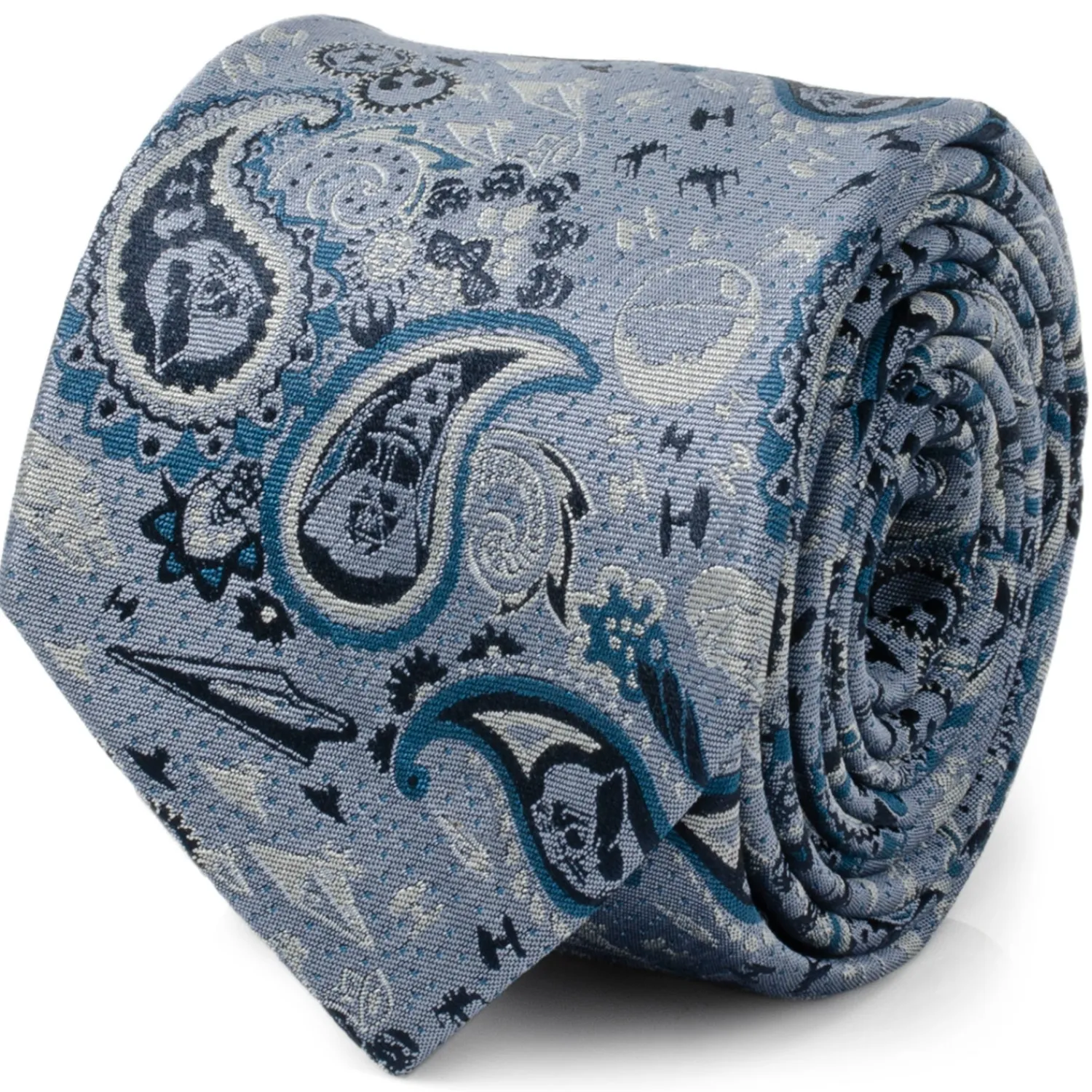 Best Vader Blue Tonal Paisley Men's Tie Star Wars Ties