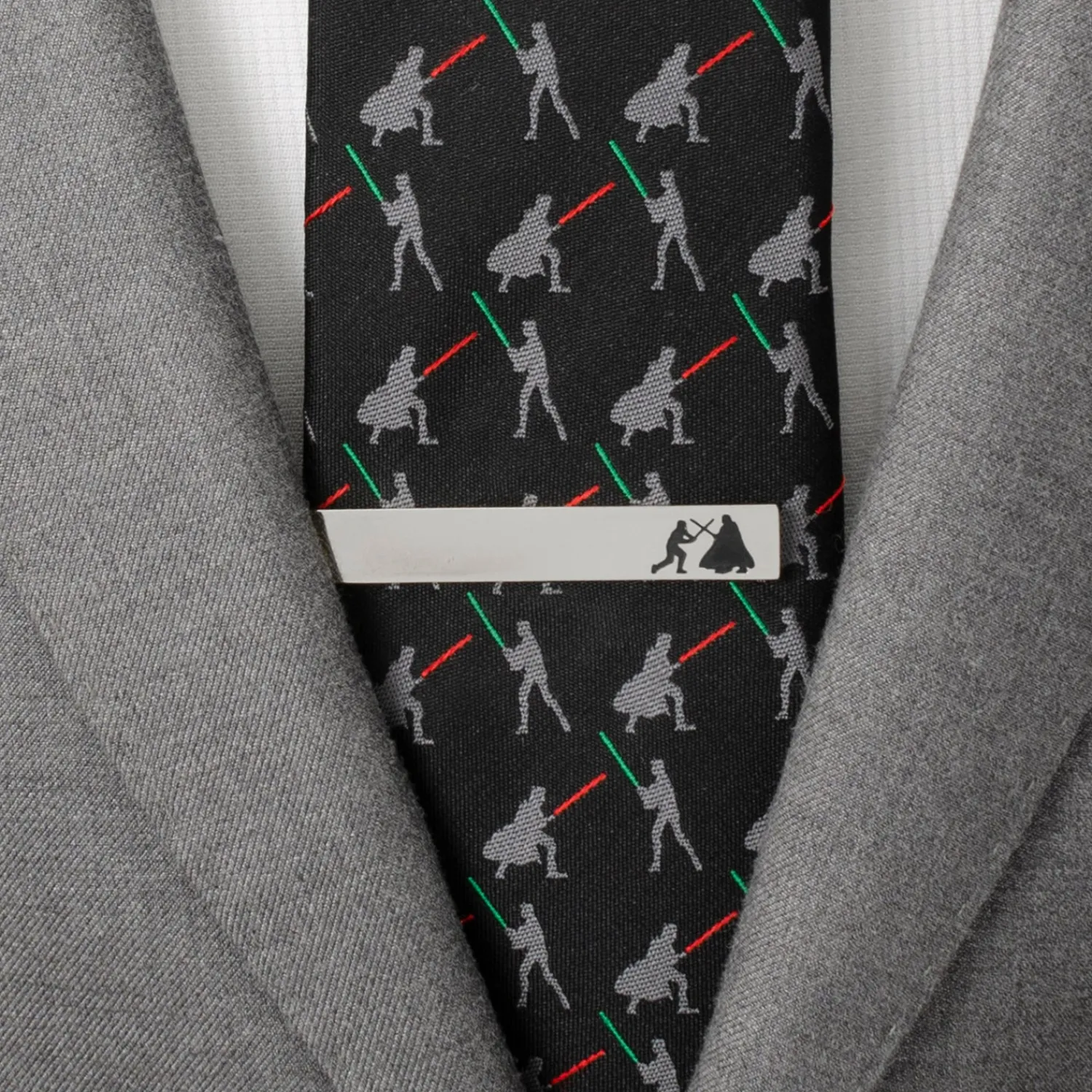 Online Vader Luke Lightsaber Battle Tie Bar Movies & Characters Tie Bars