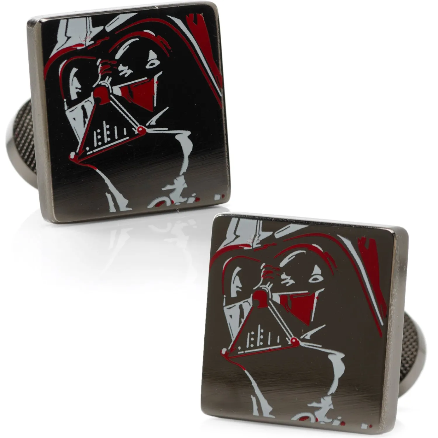 Store Vader Painted Gunmetal Cufflinks Luxury Cufflinks | Movies & Characters Cufflinks