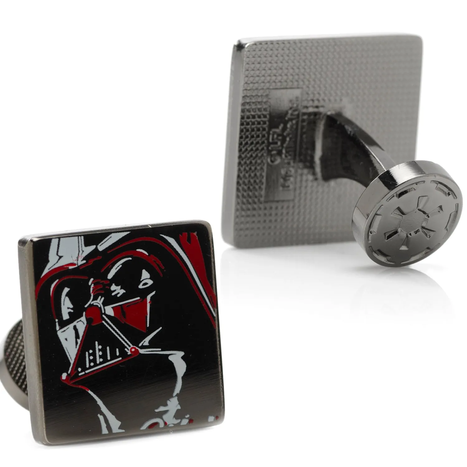 Store Vader Painted Gunmetal Cufflinks Luxury Cufflinks | Movies & Characters Cufflinks