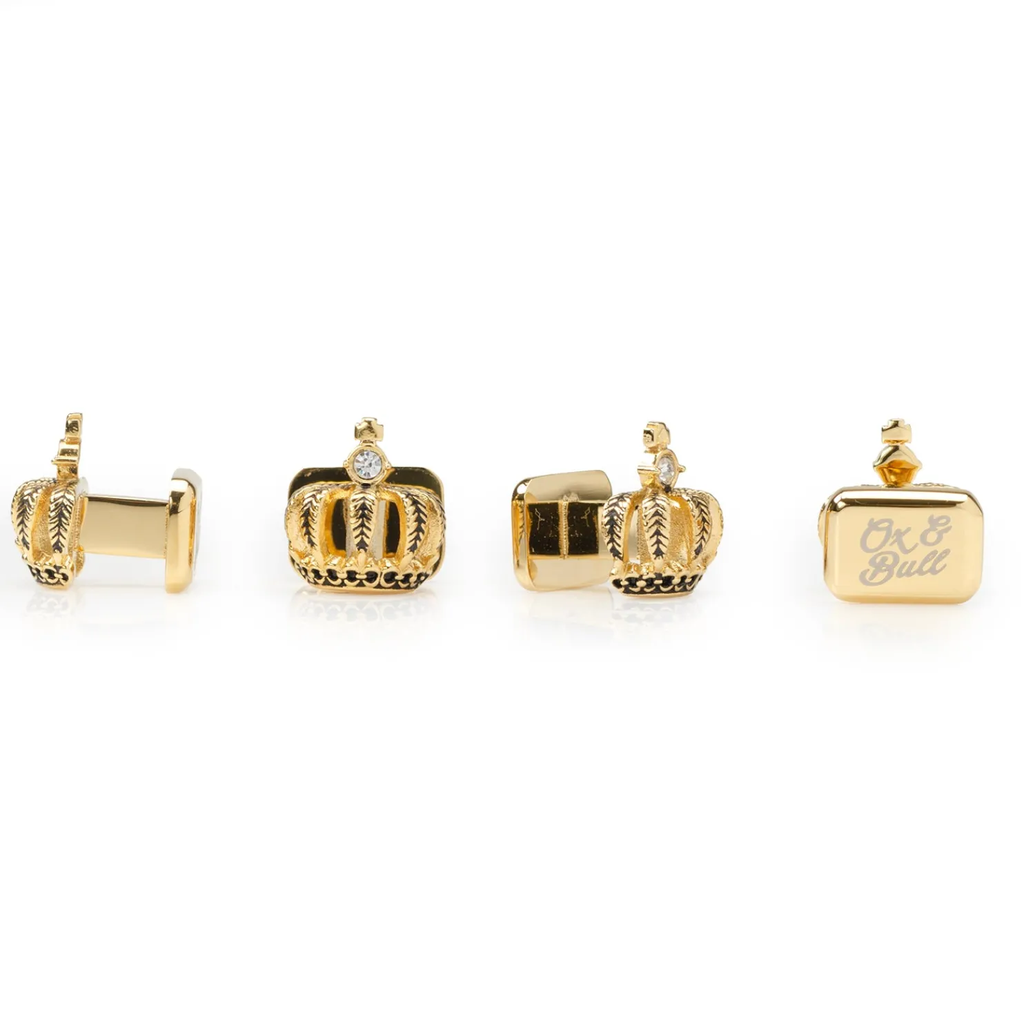 Online VDP 3D Crown Royal Gold Stainless Studs Stud Sets