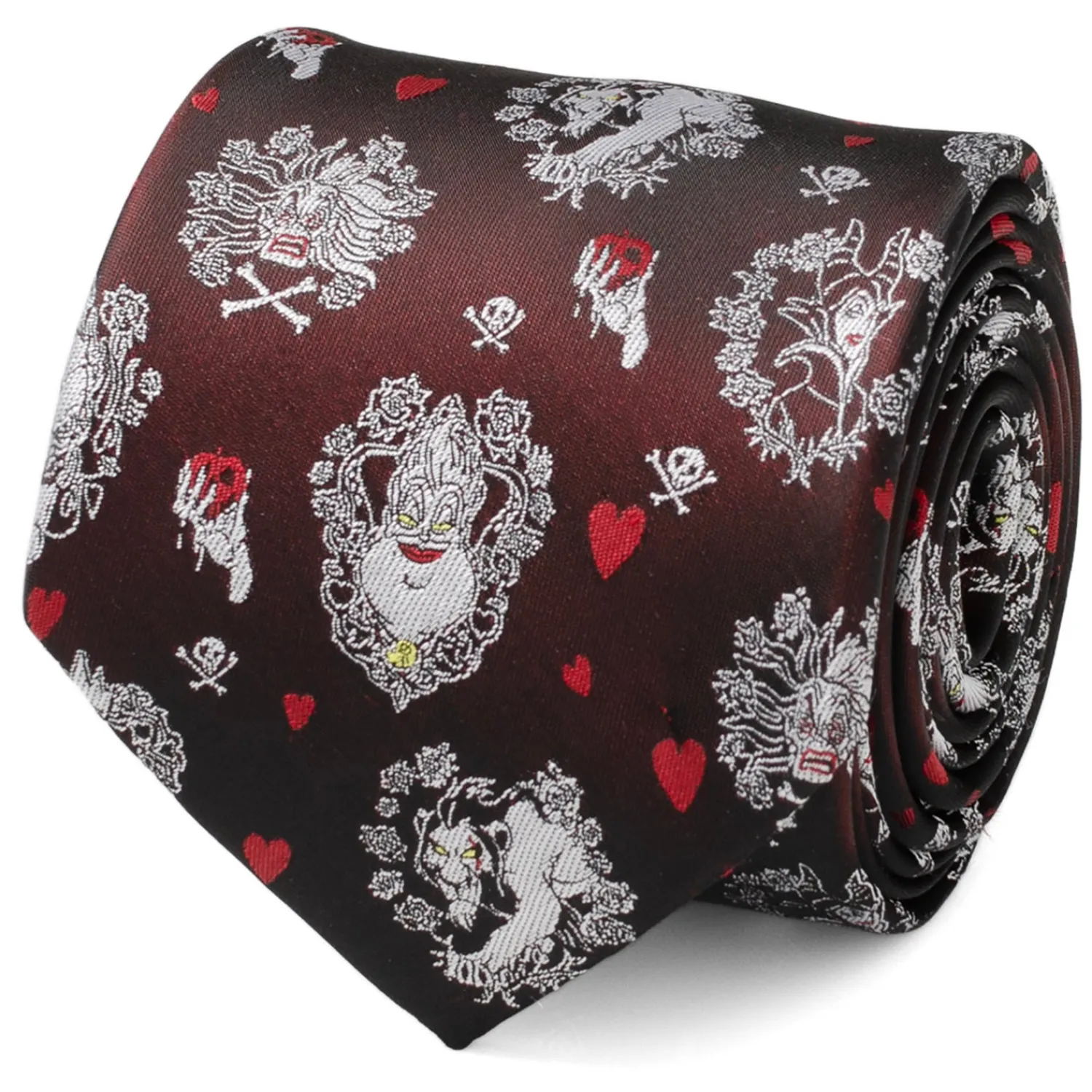 Shop Villains "Happily Never After "Black Men's Tie Disney Ties