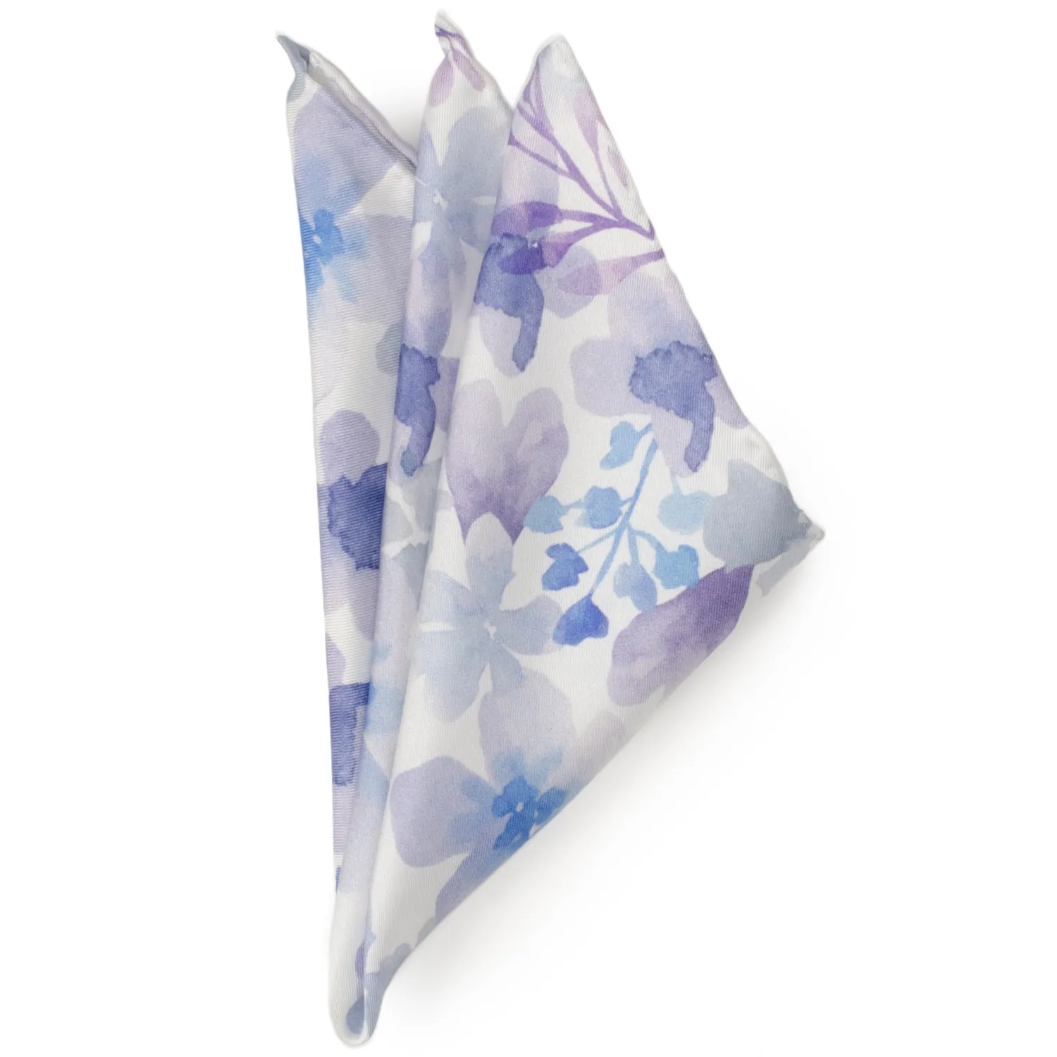 Outlet Watercolor Lavender Mix Men's Silk Pocket Square Pocket Squares