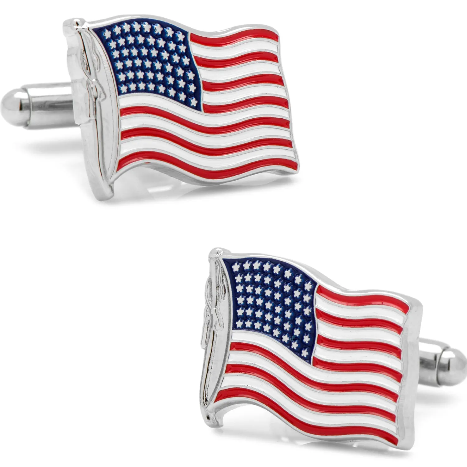 Cheap Waving American Flag Cufflinks Luxury Cufflinks | Hobbies & Interests Cufflinks