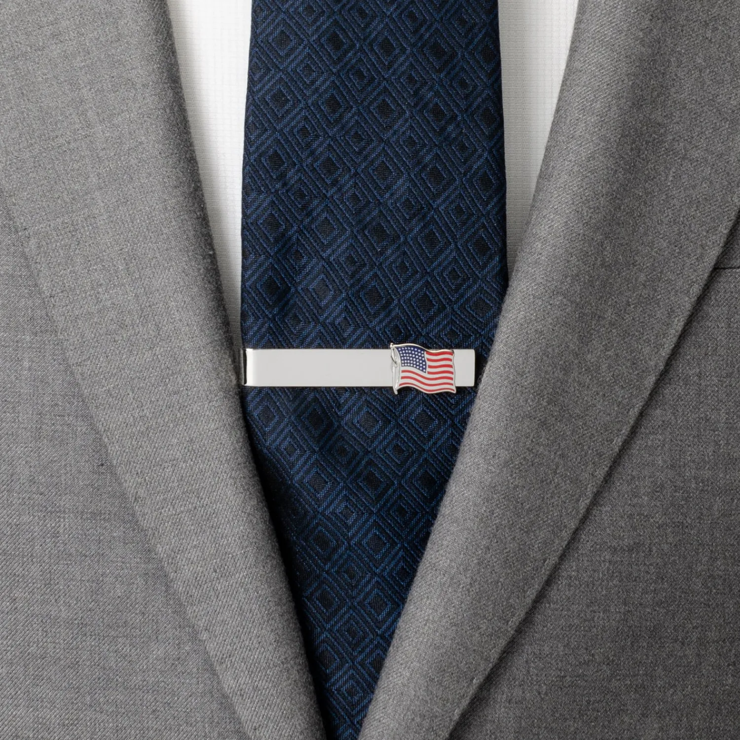 Online Waving American Flag Tie Bar Hobbies & Interests Tie Bars | Classic Tie Bars