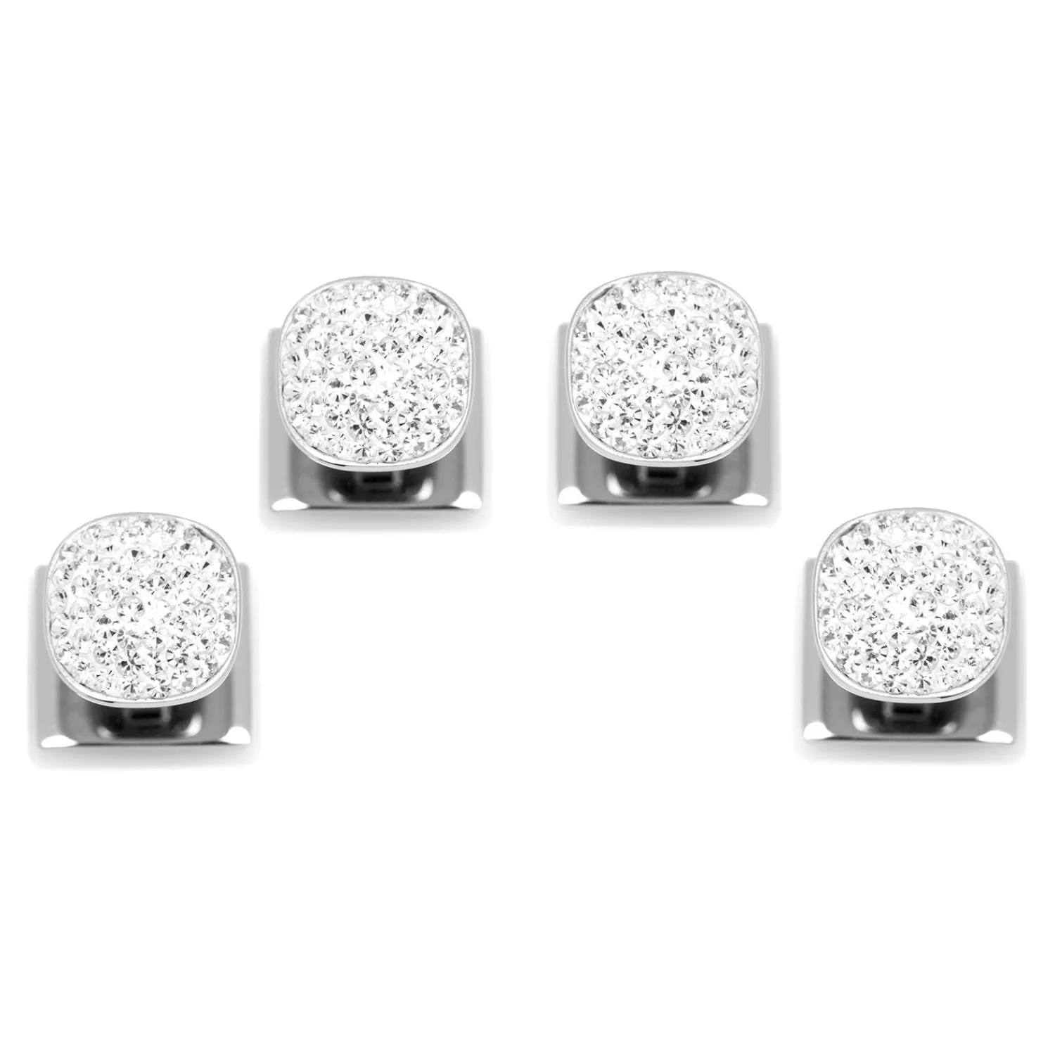 Outlet White Pave Crystal Studs Stud Sets