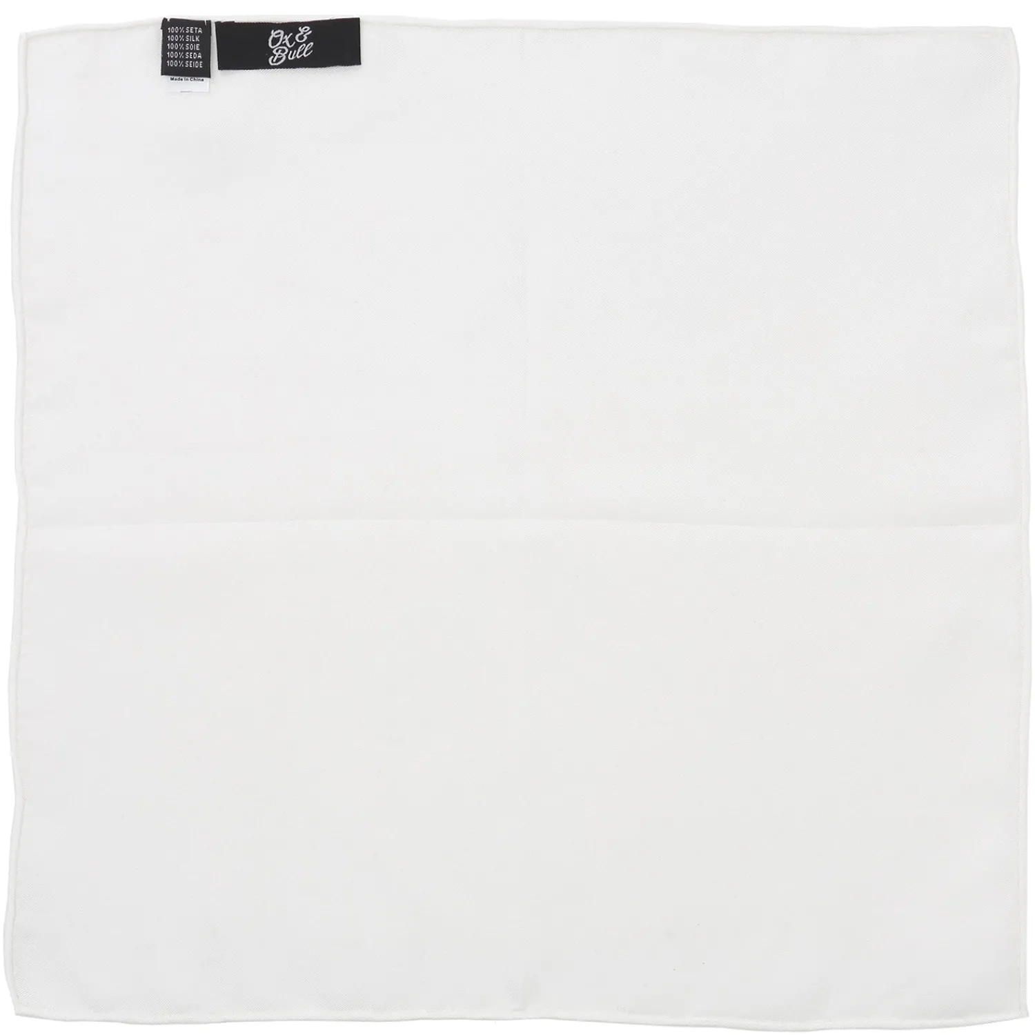 Hot White Silk Pocket Square Pocket Squares