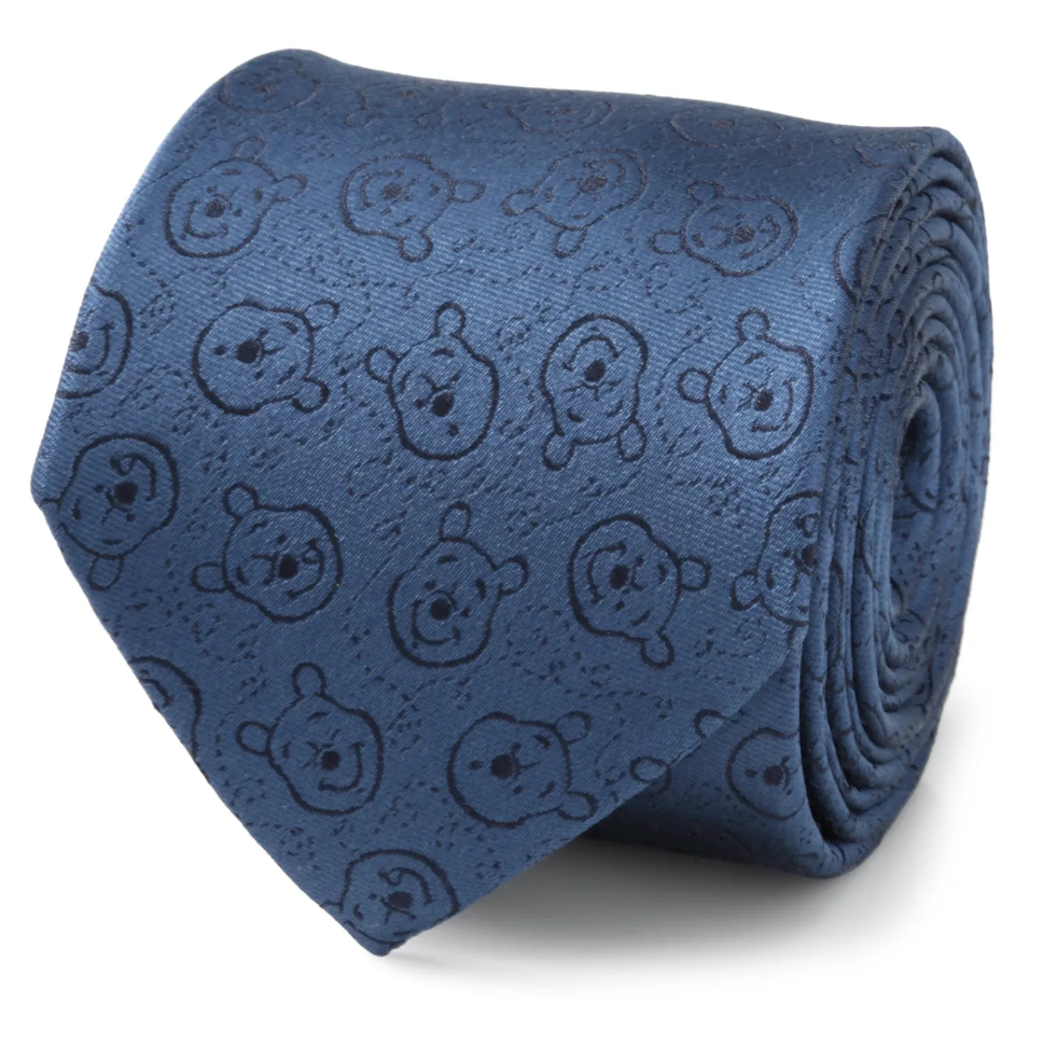 Sale Winnie The Pooh Blue Tonal Men's Tie Disney Ties