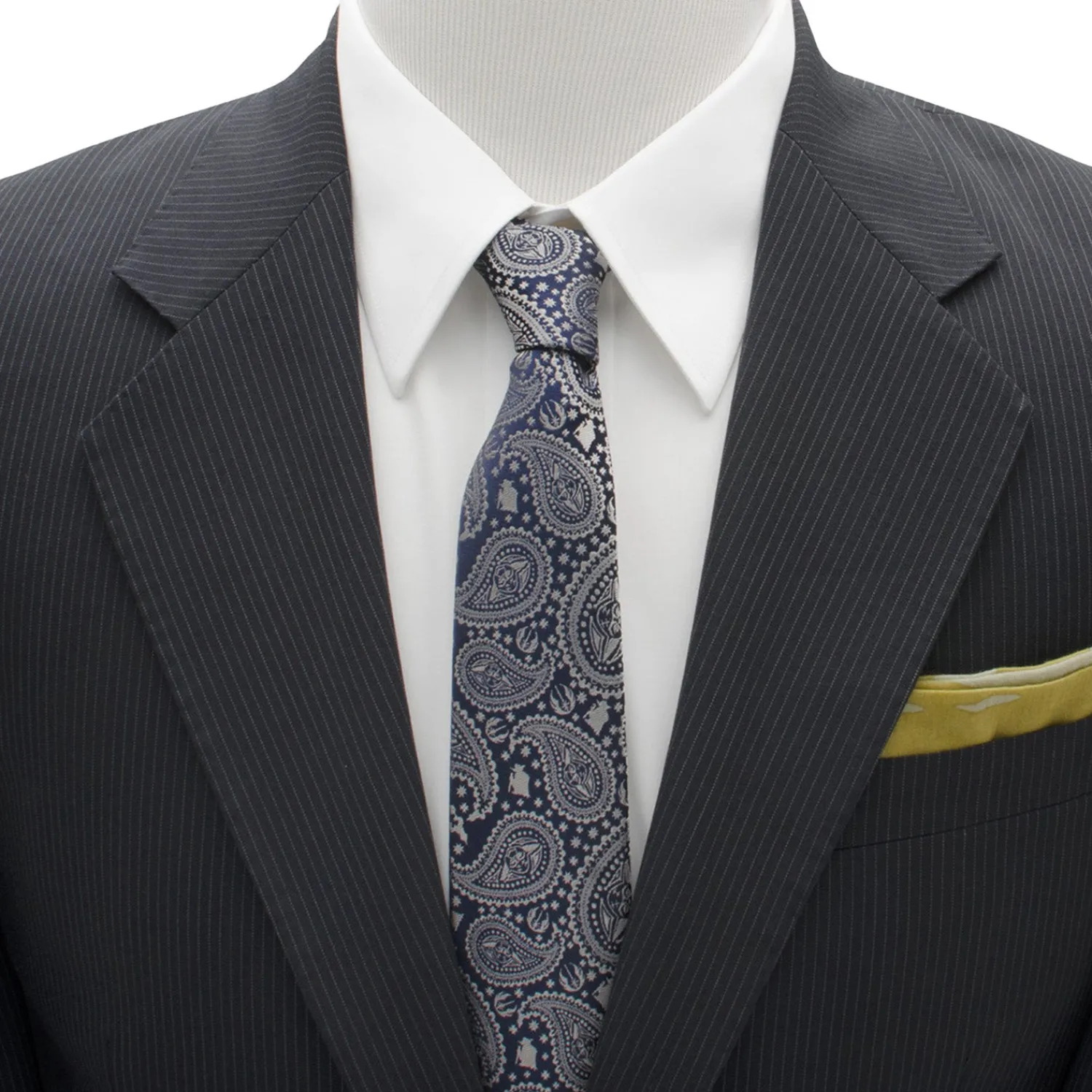 Cheap Yoda Navy Paisley Mens Tie Star Wars Ties